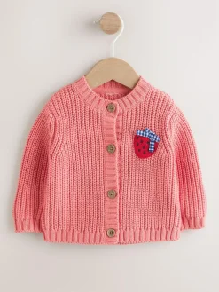 Next Baby Embroidered Back Cardigan (0mths-2yrs)^ Knitwear|Knitwear