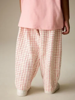 Next Embellished Barrel Trousers (3mths-7yrs) Pink Strawberry