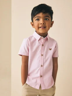 Next Short Sleeve Long Sleeve Oxford Shirt (3mths-7yrs)^BOY Shirts|Suits & Vest