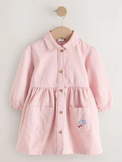 Next Long Sleeve Cotton Dress (3mths-8yrs)^ Dresses|Dresses