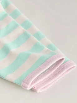 Next Pink Stripe Long Sleeve Top And Leggings Set 6 Piece (0mths-3yrs)^ Tops