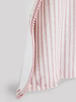 Hot Next Pink Stripe Pencil Pleat Blackout Curtains