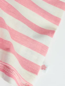 Next Pink Stripe/Slogan Long Sleeve Baby Tops 4 Pack (0mths-2yrs)^ Tops|Nightwear