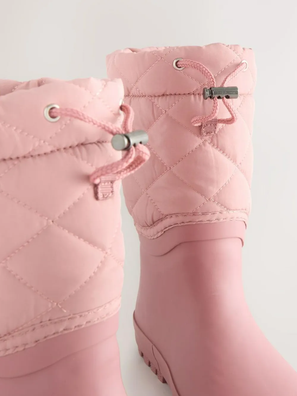 New Next Pink Thinsulate Lined Cuff Wellies