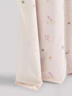 Outlet Next Pink Unicorn Castle Eyelet Blackout Curtains