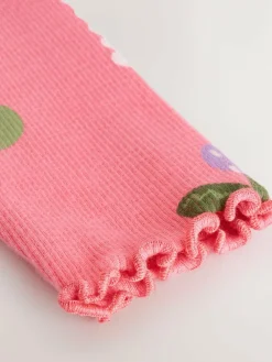 Next Pink Unicorn Rib Long Sleeve T-Shirt (3mths-7yrs)^ Cosy Club|Baby Winter Clothing