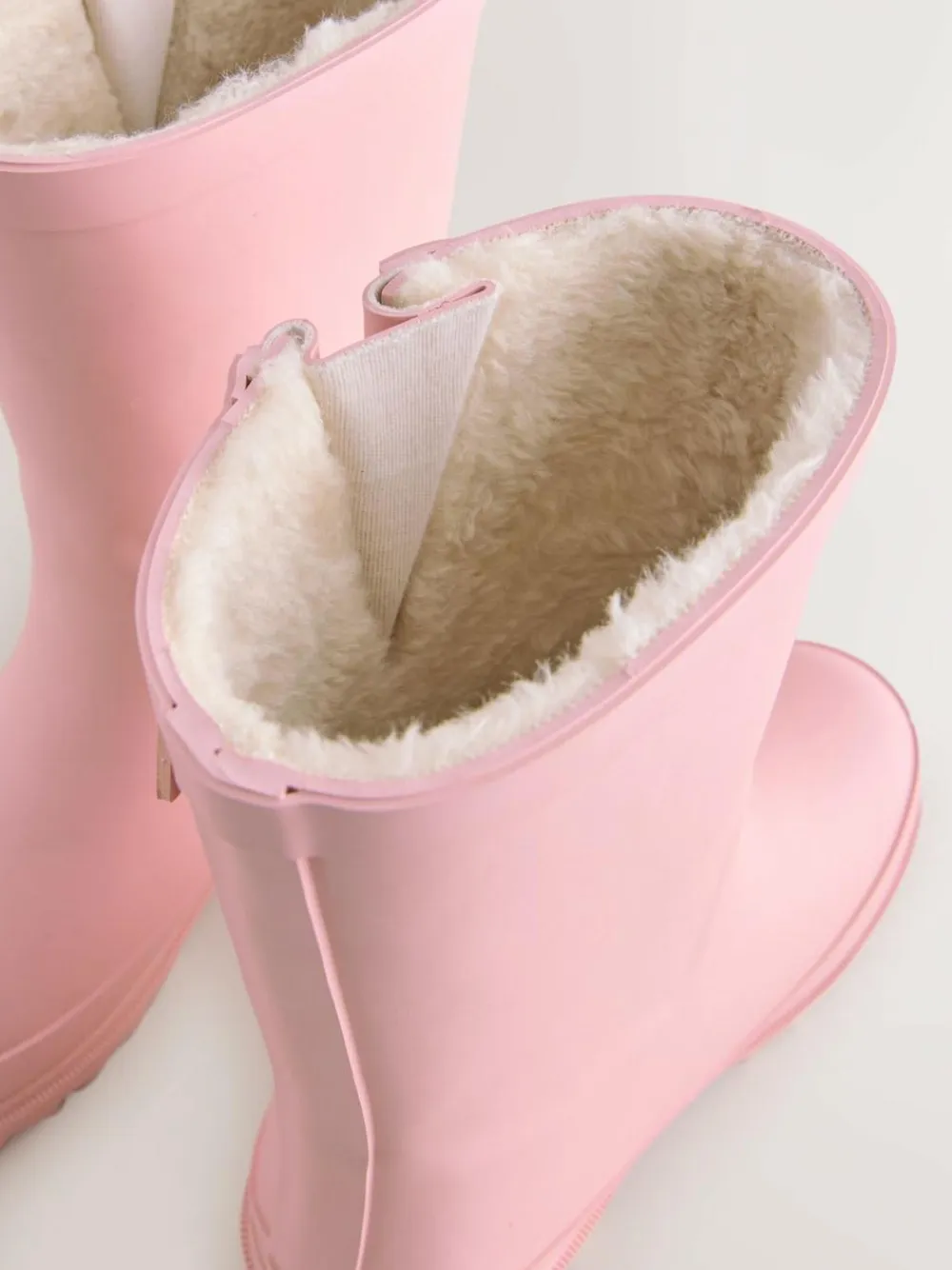Outlet Next Warm Lined Buckle Wellies Pink