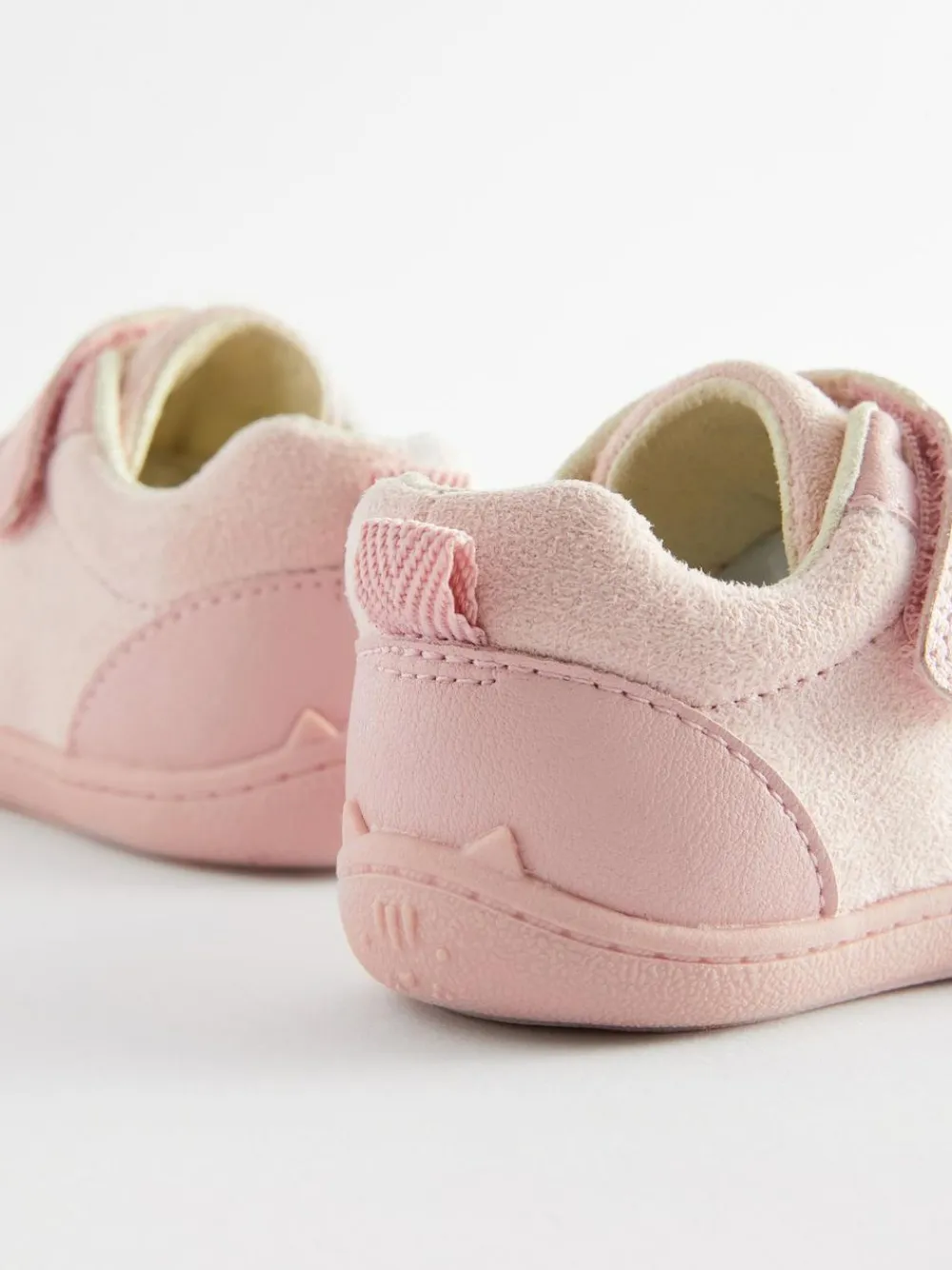 Next Pink Wide Fit (G) Crawler Trainers