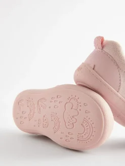 Next Pink Wide Fit (G) Crawler Trainers