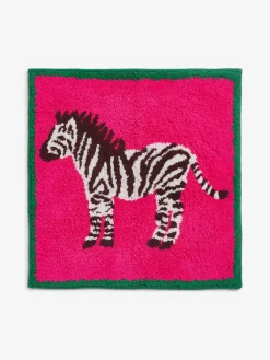 Hot Next Pink Zebra Shower 100% Cotton Bath Mat