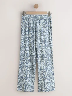 Next Short Sleeve Pyjamas 2 Pack Pink/Blue Floral