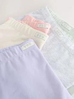 Next Pink/Blue Soft Touch Short Briefs 5 Pack (2-16yrs)^ Underwear