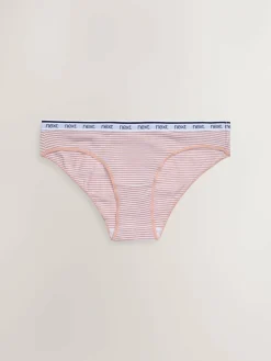 Next Bikini Cotton Logo Knickers 4 Pack^Women Panties|All Lingerie