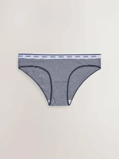 Next Bikini Cotton Logo Knickers 4 Pack^Women Panties|All Lingerie