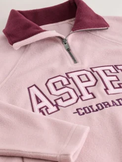 Next Half Zip Graphic Fleece^Women Loungewear|Coats & Jackets