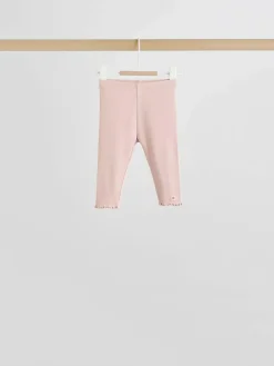 Next Pink/Cream Flower Baby Long Sleeve Top and Leggings Set 8 Piece (0mths-2yrs)^ Sets & Co-Ords|Sets & Co-Ords