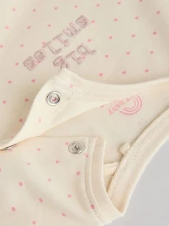 Next Pink/Cream Flower Baby Long Sleeve Top and Leggings Set 8 Piece (0mths-2yrs)^ Sets & Co-Ords|Sets & Co-Ords
