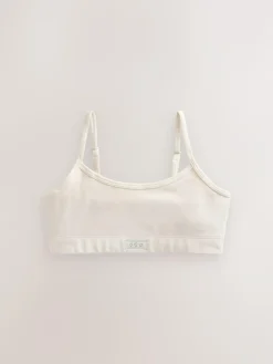 Next Pink/Cream Soft Touch Strappy Crop Top (5-16yrs)^ Bras & Crop Tops