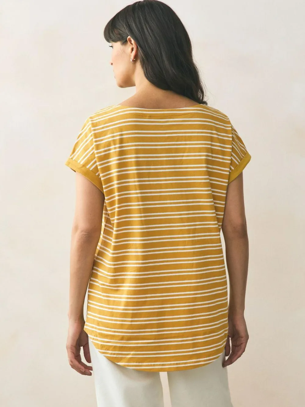 Sale Next Cap Sleeve T-Shirts 5 Pack Pink/Green/White/Yellow Stripe/ Palm Print