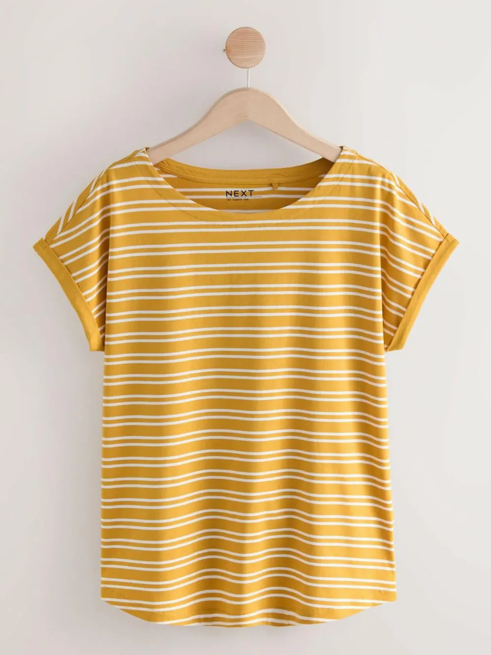 Sale Next Cap Sleeve T-Shirts 5 Pack Pink/Green/White/Yellow Stripe/ Palm Print