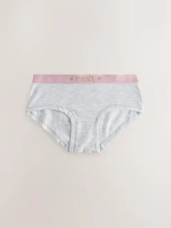 Clearance Next Hipsters 7 Pack (2-16yrs) Pink/Grey