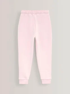 Online Next 3 Pack Soft Jersey Regular Fit Joggers (3-16yrs) Pink/Grey/Black