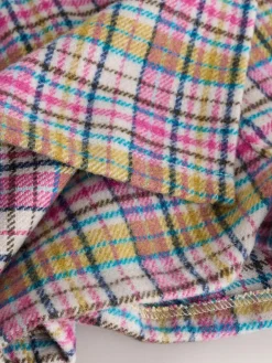 New Next Pink/Mink Check Skirt and Tights Set (3mths-7yrs)