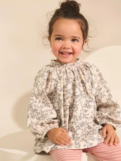 Next Long Sleeve Embroidered Tops (3mths-7yrs)^ T-Shirts