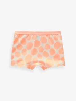 Best Next Short Briefs 5 Pack (2-16yrs) Pink/Orange