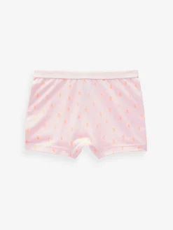 Best Next Short Briefs 5 Pack (2-16yrs) Pink/Orange