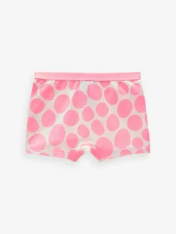Best Next Short Briefs 5 Pack (2-16yrs) Pink/Orange