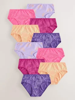 Outlet Next Briefs 10 Pack (1.5-16yrs) Pink/Purple