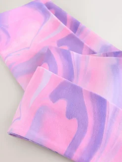 Hot Next Pink/Purple Swirl Leggings (3-16yrs)