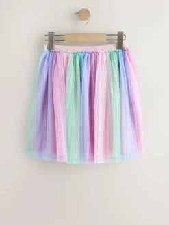 Sale Next Pull On Mesh Skirt (3-16yrs) Pink/Rainbow