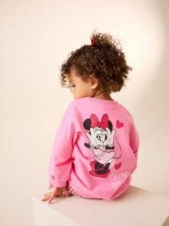 Discount Next Pink/Red Disney Minnie Mouse Long Sleeve Top and Trousers Set (3mths-7yrs)