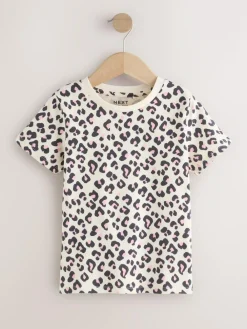 Clearance Next T-Shirts 4 Pack (3-16yrs) Pink/Stripe/Animal