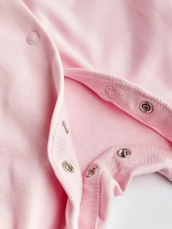 Next Pink/White 5 Pack Baby Sleepsuits (0-2yrs)^ Multipacks|Nightwear