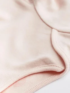 Next Pink/White 5 Pack Essential Long Sleeve Baby Bodysuits^ Multipacks|Bodysuits & Vests