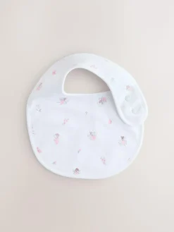 Next Pink/White Baby Bibs 3 Pack^ Bibs|Newborn Accessories