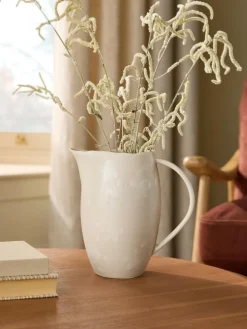 Next Pink/White Floral Ceramic Jug Vase^ Vases