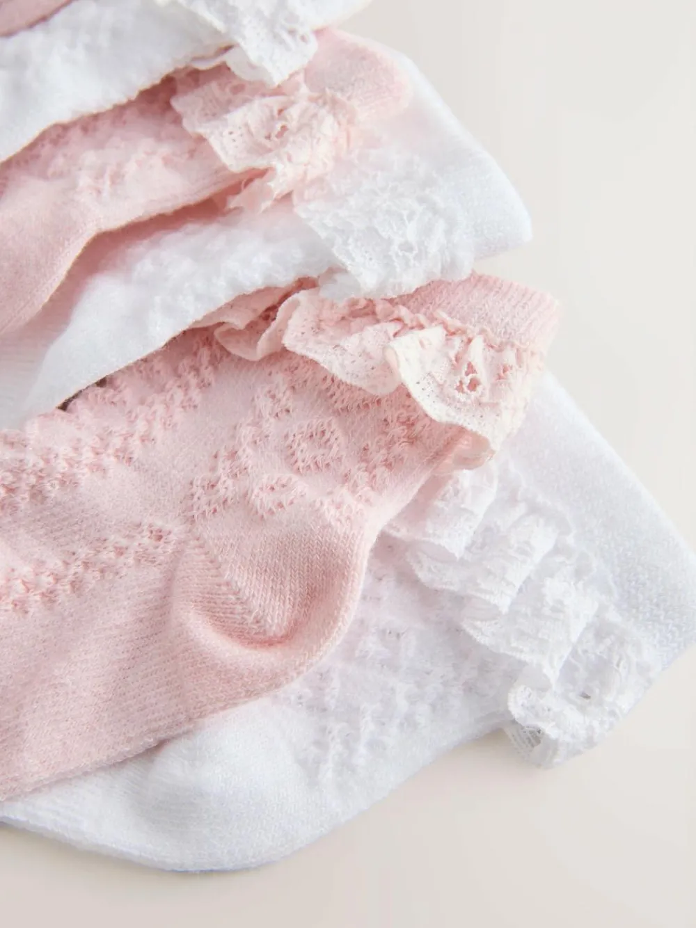 Next Lace Baby Socks 7 Pack (0mths-2yrs)^ Nightwear|Socks & Tights