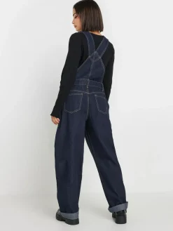 Online PixieGirl Petite Blue Straight Leg Dungarees