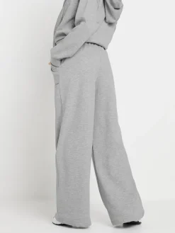 PixieGirl Petite Grey Pocket Patch Wide Leg Joggers^Women Leggings & Sweatpants