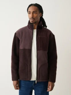 Next Cord Block Zip Through Funnel Fleece^ Sweatshirts & Hoodies|Sweatshirts & Hoodies