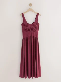 Next Jersey Waisted Summer Midi Dress^Women Midi Dresses