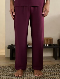 Best Next TENCEL™ Modal Blend Short Sleeve Pyjamas Set Plum Purple