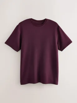 Best Next TENCEL™ Modal Blend Short Sleeve Pyjamas Set Plum Purple
