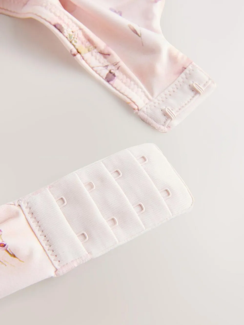 Next Plum Purple/Floral Print Full Cup A-E Smoothing Ultimate Comfort Bras 2 Pack^Women Bras