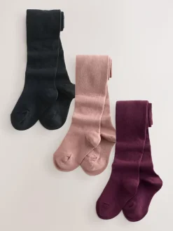 Next 3 Pack Cotton Rich Tights^ Socks & Tights|Socks & Tights