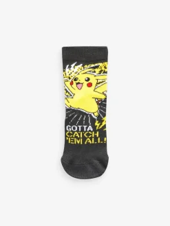 Next Pokémon Multi Gaming Cotton Rich Socks 3 Pack^BOY Socks